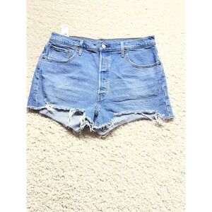 Levi's 501 Cutoff Denim Shorts Women's 34 Button Fly